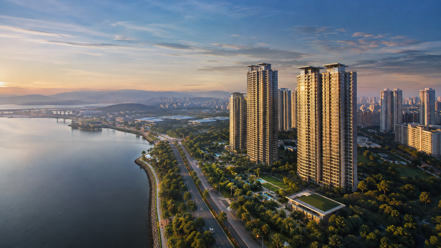 Navi Mumbai growth corridor and residential skyline